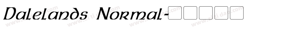 Dalelands Normal字体转换